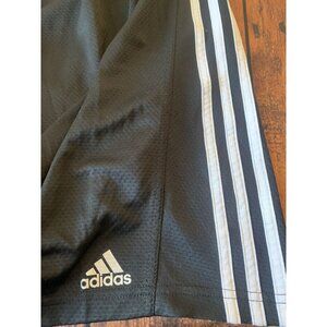 Adidas Climalite Mens 2XL Black & White Response Shorts With Elastic Waist & Sid